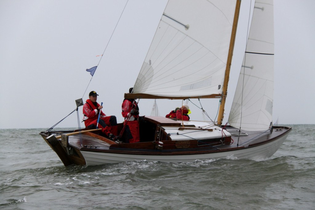 Folkboot Tuuli ESTF18, kapten Olev Oolup. Foto: Piret Salmistu 