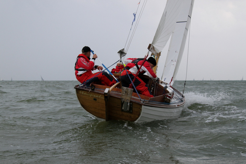 Folkboot Tuuli, kapten Olev Oolup, Haapsalu Jahtklubi.  Foto: Piret Salmistu