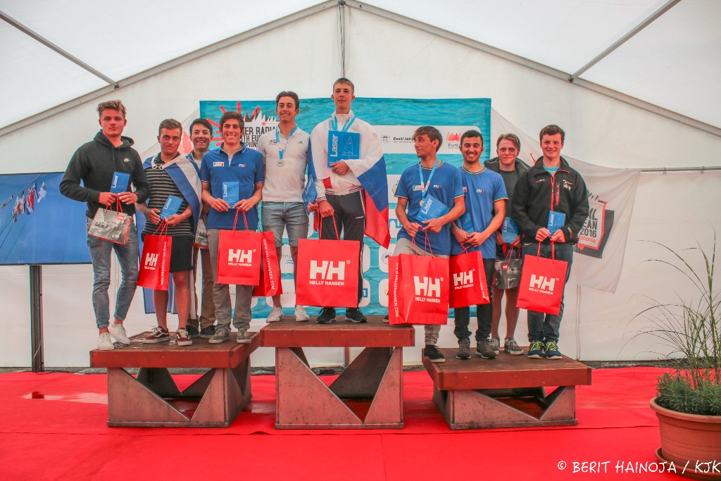 U19 noormeeste esikümme - Laser Radial Noorte Euroopa Meistrivõistlused 2016 - 14.08.2016 - foto Berit Hainoja/KJK