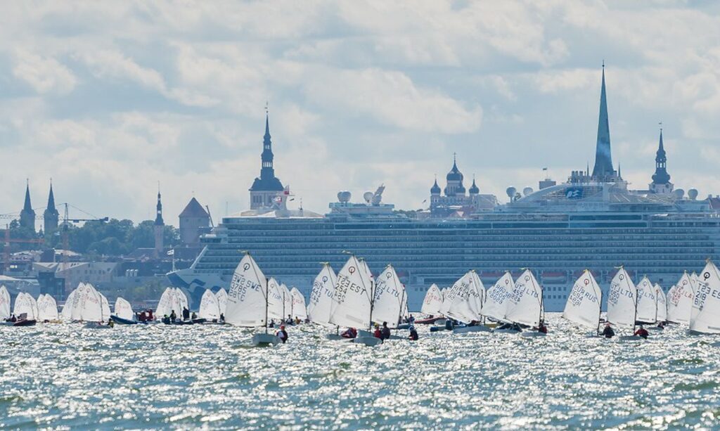 Optimist class at Spinnaker Regatta. Foto Aleksandr Abrosimov